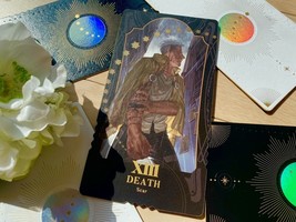 The whirling ways of stars that pass/Full metal alchemist tarot - Death - $21.29