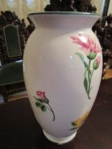 Tiffany Pottery Ceramic Floral VASES Pick ONE (Number: 1- Floral VASE YE... - £35.31 GBP+