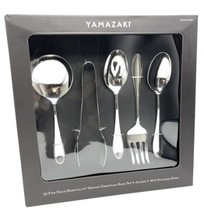 YAMAZAKI Hospitality Serving Essentials Basic 5 PC Set 18/10 Stainless S... - £30.92 GBP