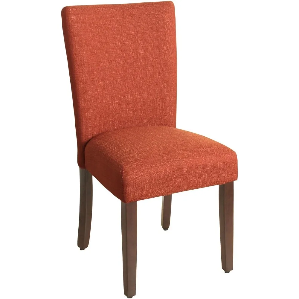 Classic Upholstered Accent Dining Chair, Single Pack, Orange, Seat Height 19&quot;, - £108.63 GBP+