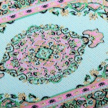 Dollhouse Rug Miniature Carpet Small Mini Furniture Toy 4X6 1:12 Persian Green - £2.18 GBP