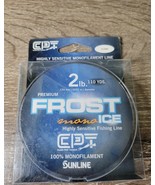 Clam Pro Tackle Premium Frost Mono Ice, Clear, 2 Lb. Monofilament - $19.75