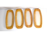 Set 4 Temptations Presentable Ovenware Tara Figural Corn Cob Plates SHB-... - $29.99