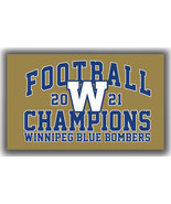 Winnipeg Blue Bombers Football Team 2021 Flag 90x150cm 3x5ft Best Banner - €12,72 EUR