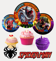 12 Spider Man Inspired Party Picks, Cupcake Picks, Cupcake Toppers - $12.99