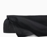 Sferra Perrio Black Twin Coverlet Solid Geometric Cotton Matelassé Portu... - $99.75