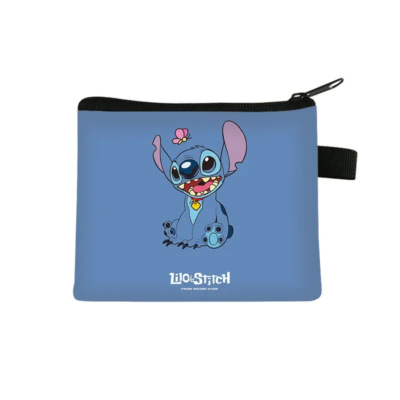 Disney Stitch Wallet Kawaii Lilo Stitch Coin Purse Cartoon Children Port... - $1.60