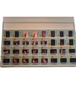 Vintage 1972 Lot of 32 Red Border Color Slides 35mm Christmas Prom Santa - $9.89