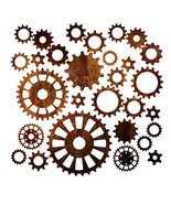 29 Rusted Metal Texture Gear Vinyl Decals  Overall Size 13.5&quot; tall x 13.... - $282.25 MXN