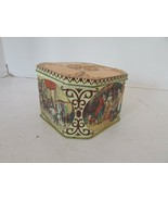 NUTTALL RILEY TOFFEE ENGLAND CANDY TIN 3-7/8&quot; SQ HALIFAX YORKSHIRE 1700&#39;... - $8.86