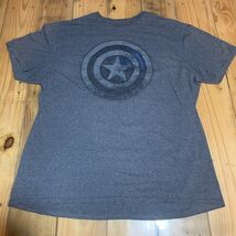 Disney Marvel captain america shield T-Shirt Gray size XL - $11.88