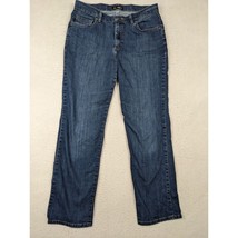 Lee Relaxed Fit Straight Leg Mid Rise Jeans 10 Medium - £12.97 GBP