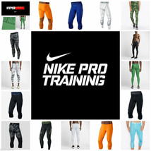 Nike Pro Mens Compression Training Spandex Tights Base Layer HYPERCOOL/HYPERWARM - £14.42 GBP+