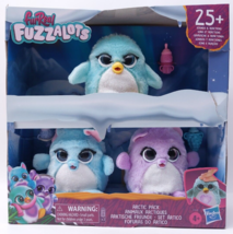 FurReal Fuzzalots Arctic Pack Baby Furby lot w/ Bottles Polar Bear Penguin Lot 3 - £28.84 GBP