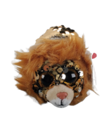 Ty Beanie Teeny Tys VelveTY 4&quot; REGAL Lion Stackable Plush NWT - £5.92 GBP