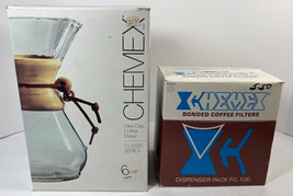 Chemex Classic Series Pour Over Filter-Drip Coffee Maker 6 Cups + Coffee Filters - £47.49 GBP