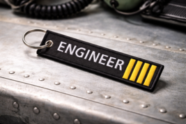 Aviation Engineer Keychain ☆ Aircraft Mechanic Pilot Luggage Tag ☆ Airli... - $6.92