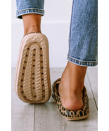 Leopard Print Thick Sole Slip On Slippers - $15.50 CAD