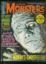 MUMMY--FAMOUS MONSTERS OF FILMLAND #36-HOUSE OF WAX-FJA VG - £48.05 GBP