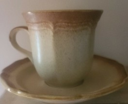 Six (6) Vintage ~ Mikasa ~ Whole Wheat ~ Loves Me ~ E8000 ~ Cup &amp; Saucer... - $100.00