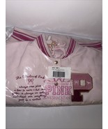 Brand New PINK x LoveShackFancy Reissued Boyfriend Varsity Jacket Size L - €339,87 EUR