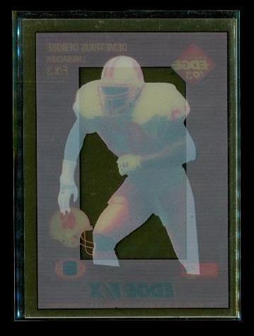 Vintage 1993 COLLECTORS EDGE F/X Football Card #3 DEMETRIUS DUBOSE Buccaneers Item image 2