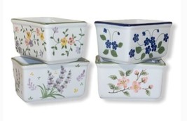 Andrea by Sadek set of Four Floral small serving dishes-See Pics For Details NIB - £20.08 GBP