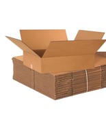 BOX USA 24x20x6 Flat Corrugated Boxes, Flat, 24L x 20W x 6H, Pack of 10 - €77,86 EUR