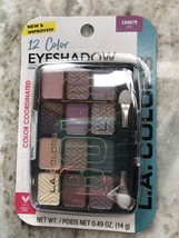 L.A.Colors 12Color EyeShadow-Color Cordinated/Chic C68679 - $293.69 MXN