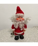 Vtg Bell Ringing Walking 10&quot; Santa Claus Battery Operated. Non-Working R... - £11.48 GBP