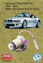 96-02 BMW Z3 Series Hydraulic Pump Refill Kit Convertible E36 With Oil - £27.65 GBP