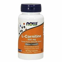 NOW Supplements, L-Carnitine 500mg, Purest Form, Amino Acid, Fitness Support*... - £17.50 GBP