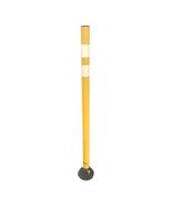 Gorilla Post Magnetic Yellow Impact Recovery Delineator Bollard Sign Pos... - $128.69