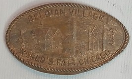 1933 Chicago World’s Fair Belgian Village Old Elongated Cent Penny. ILL-... - $13.99
