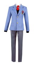 ZYHCOS Adult High School Students Blue Uniform Cosplay Costume 5 pieces set (X-L - £55.71 GBP