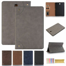 Retro Smart Leather Stand Case Wallet Cover for Samsung Galaxy Tab 7.0/10.5/8.0 - £77.25 GBP
