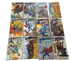 DC Superman Comics Superman Lot of 12 Bagged &amp; Boarded - $16.20
