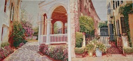 2 Completed Cross Stitch Queen Street Alley &amp; South Battery View Charleston, Sc - £96.09 GBP