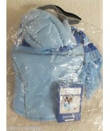 Casual Canine X-Small Air Blue Snow Parka with Scarf - £6.61 GBP
