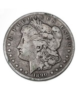 1890-CC $1 Silver Morgan Dollar in Very Good+ VG+ Condition, Strong Detail - £136.27 GBP