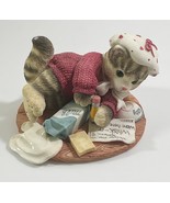CALICO KITTENS &quot;WHISK-ER WERE HERE&quot; 1997 PRISCILLA HILLMAN FIGURINE ENESCO - $185.74 MXN