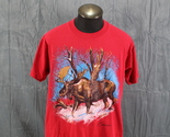 Vintage Graphic T-shirt - Big Moose Graphic Screen Stars - Men&#39;s Large - $49.00