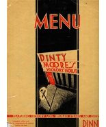 Dinty Moore's Hickory House Menu Boston MA 1930's - $87.12
