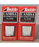 TWO (2) BRAND NEW IN BOX ALADDIN LAMP LOX-ON MANTLES PART NUMBER R150 - $930.27 MXN