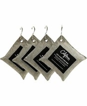 BAMBOO CHARCOAL AIR PURIFYING BAGS 4-200G &amp; 4-HOOKS SENSIBLE HOME SET DE... - £10.82 GBP