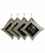 BAMBOO CHARCOAL AIR PURIFYING BAGS 4-200G &amp; 4-HOOKS SENSIBLE HOME SET DE... - €12,03 EUR