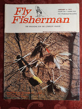 RARE FLY FISHERMAN Magazine January 1971 Au Sable River flies - $21.60