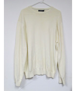 Nautica off white 100% cotton sweater  long sleeve  Size XL - $23.23 CAD