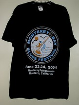 James Brown Monterey Blues Fest Concert Shirt 2001 Etta James Little Ric... - $249.99