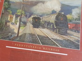 1946-48 Vintage Pa Railroad Poster Calendar Prr Grif Teller Art Orig 28&quot; - £53.56 GBP
